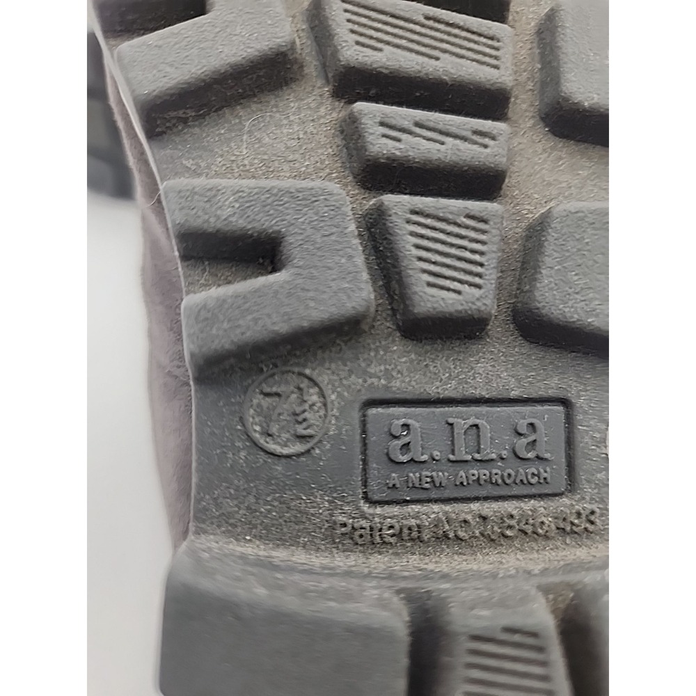 ANA A New Approach Boots Womens 9.5 M Nelson Shearling Winter Ankle Boot Grey - Picture 12 of 14